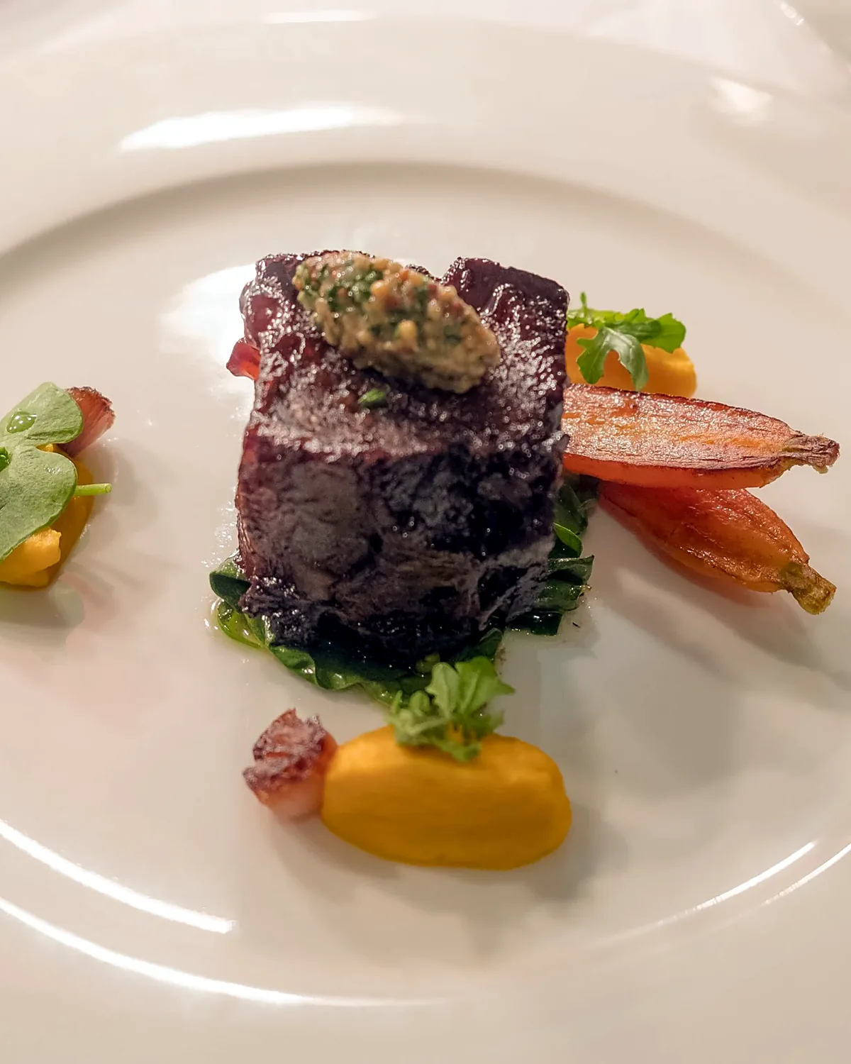 Beef with summer roots
