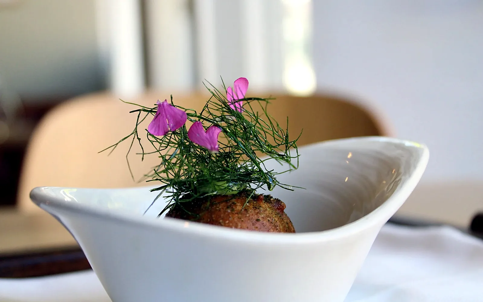 A course from the Gather tasting menu