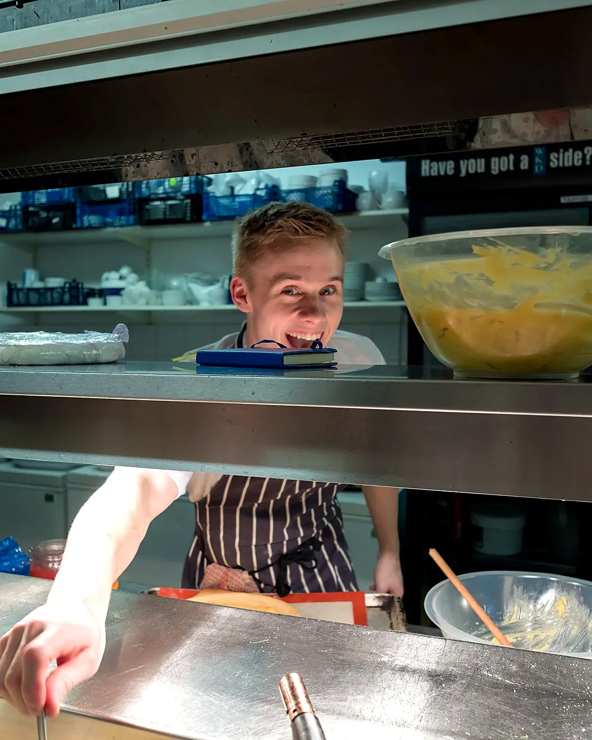 In the Gather kitchen
