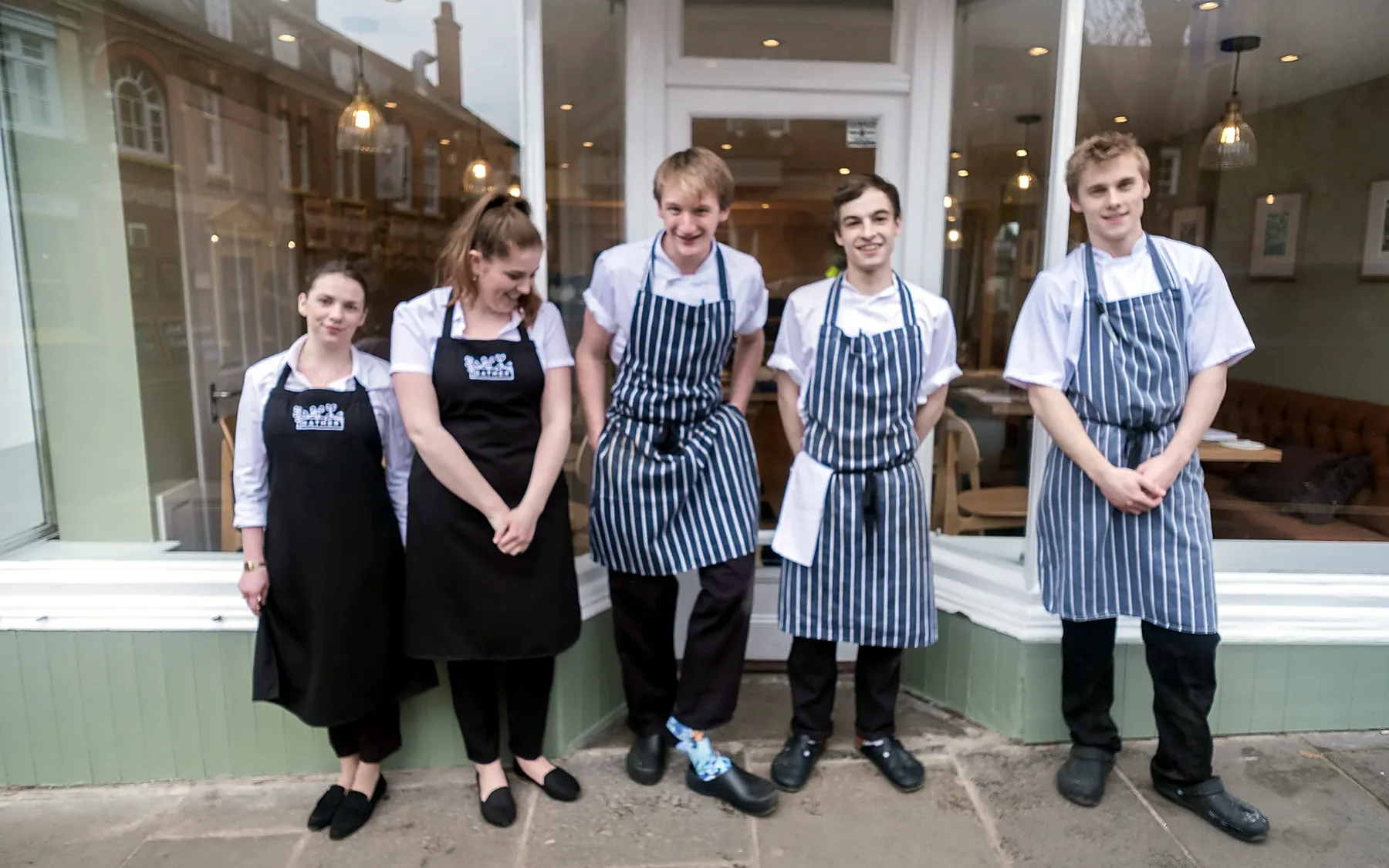 The Gather team outside 50 Fore Street